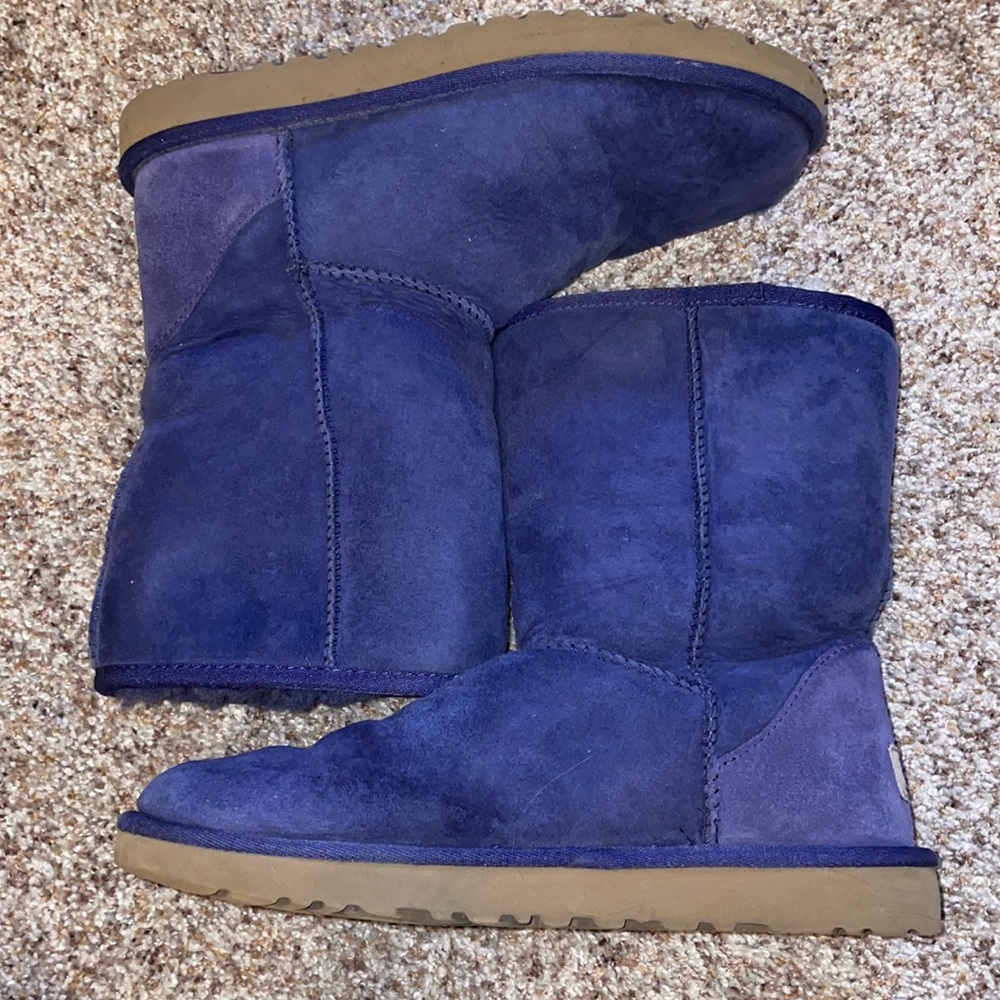 Size 8 Ugg Ankle Boots in Blue